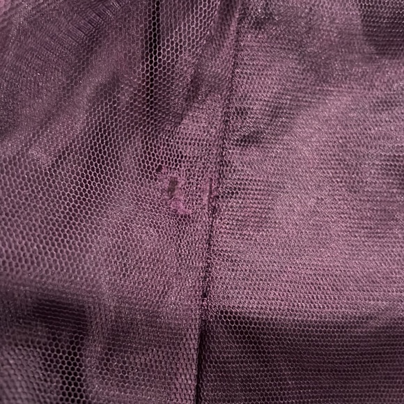 VINTAGE 90S RETRO ORANGE PURPLE LACE THREE PIECE TOP SKIRT - Picture 16 of 16